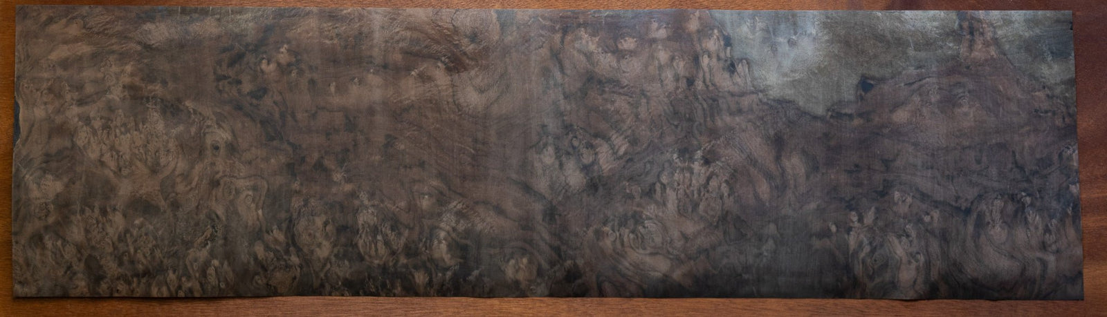 天然木ツキ板シート クラロウォールナット 個別サイズ1240mm×340mm