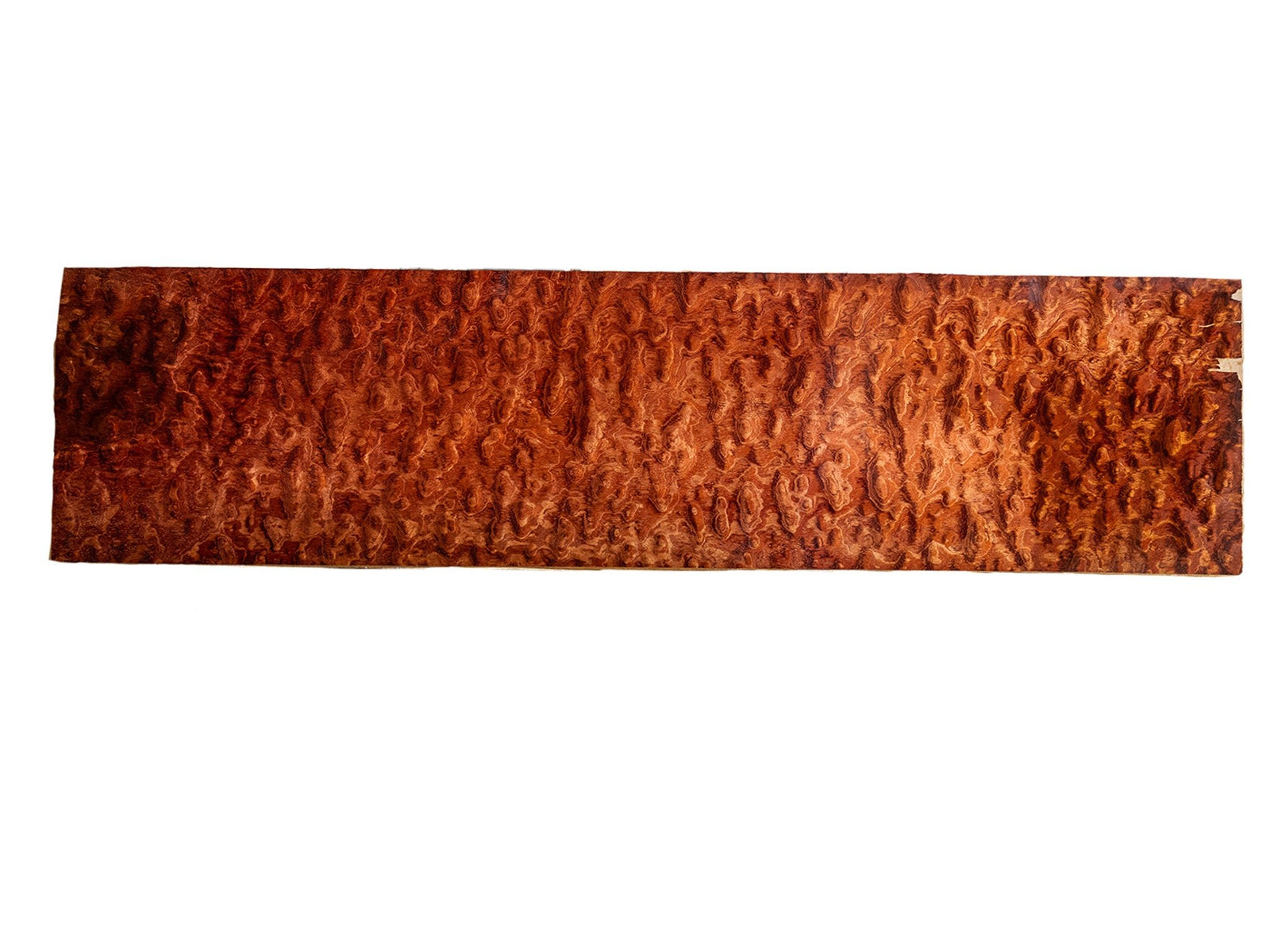 ブビンガ玉杢 2000mm×300mm 天然木ツキ板シート 高品質木目