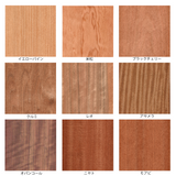 天然木ツキ板化粧合板 – 900×1800mm / 2.5mmラワン合板基材