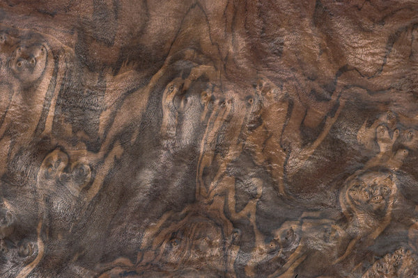 天然木ツキ板シート 　クラロウォールナット　個別サイズ330x900