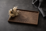 One of a Kind Marquetry Tray｜Rays No.2646