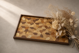 One of a Kind Marquetry Tray｜PENTA – DRIFT No.2664