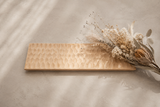 TSUKI-JIRI WOOD PLATE　TW-2657　メープル木彫