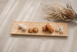TSUKI-JIRI WOOD PLATE　TW-2657　メープル木彫