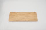 木製プレート TSUKI-JIRI WOOD PLATE｜限定樹種 フラット S 12×120×300mm