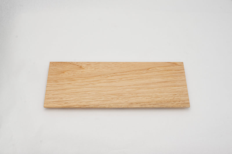木製プレート TSUKI-JIRI WOOD PLATE｜限定樹種 フラット S 12×120×300mm