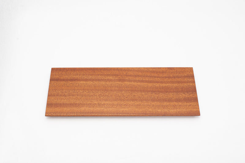 木製プレート TSUKI-JIRI WOOD PLATE｜限定樹種 フラット S 12×120×300mm