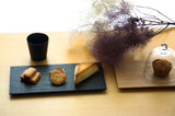 木製プレート TSUKI-JIRI WOOD PLATE｜限定樹種 フラット S 12×120×300mm