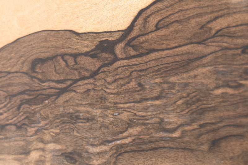天然木ツキ板シート 　黒檀　個別サイズ590mm×350mm
