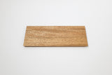 木製プレート TSUKI-JIRI WOOD PLATE｜限定樹種 フラット S 12×120×300mm