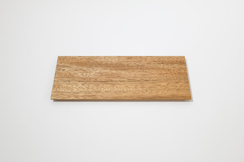 木製プレート TSUKI-JIRI WOOD PLATE｜限定樹種 フラット S 12×120×300mm