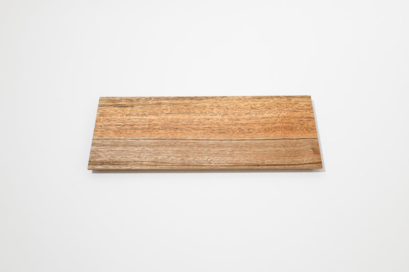木製プレート TSUKI-JIRI WOOD PLATE｜限定樹種 フラット S 12×120×300mm