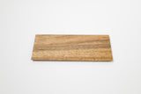 木製プレート TSUKI-JIRI WOOD PLATE｜限定樹種 フラット S 12×120×300mm