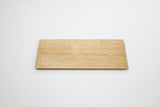 木製プレート TSUKI-JIRI WOOD PLATE｜限定樹種 フラット S 12×120×300mm