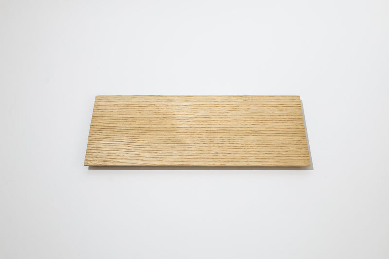 木製プレート TSUKI-JIRI WOOD PLATE｜限定樹種 フラット S 12×120×300mm