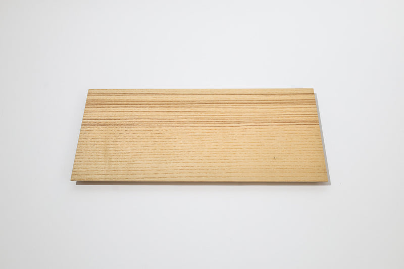 木製プレート TSUKI-JIRI WOOD PLATE｜限定樹種 フラット M 12×150×320mm