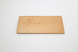 木製プレート TSUKI-JIRI WOOD PLATE｜限定樹種 フラット M 12×150×320mm