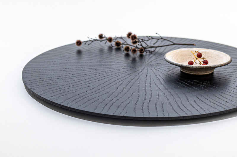 MORI KOUGEIのPLATE 美しいホワイトアッシュ製360mm - 食卓の新しい