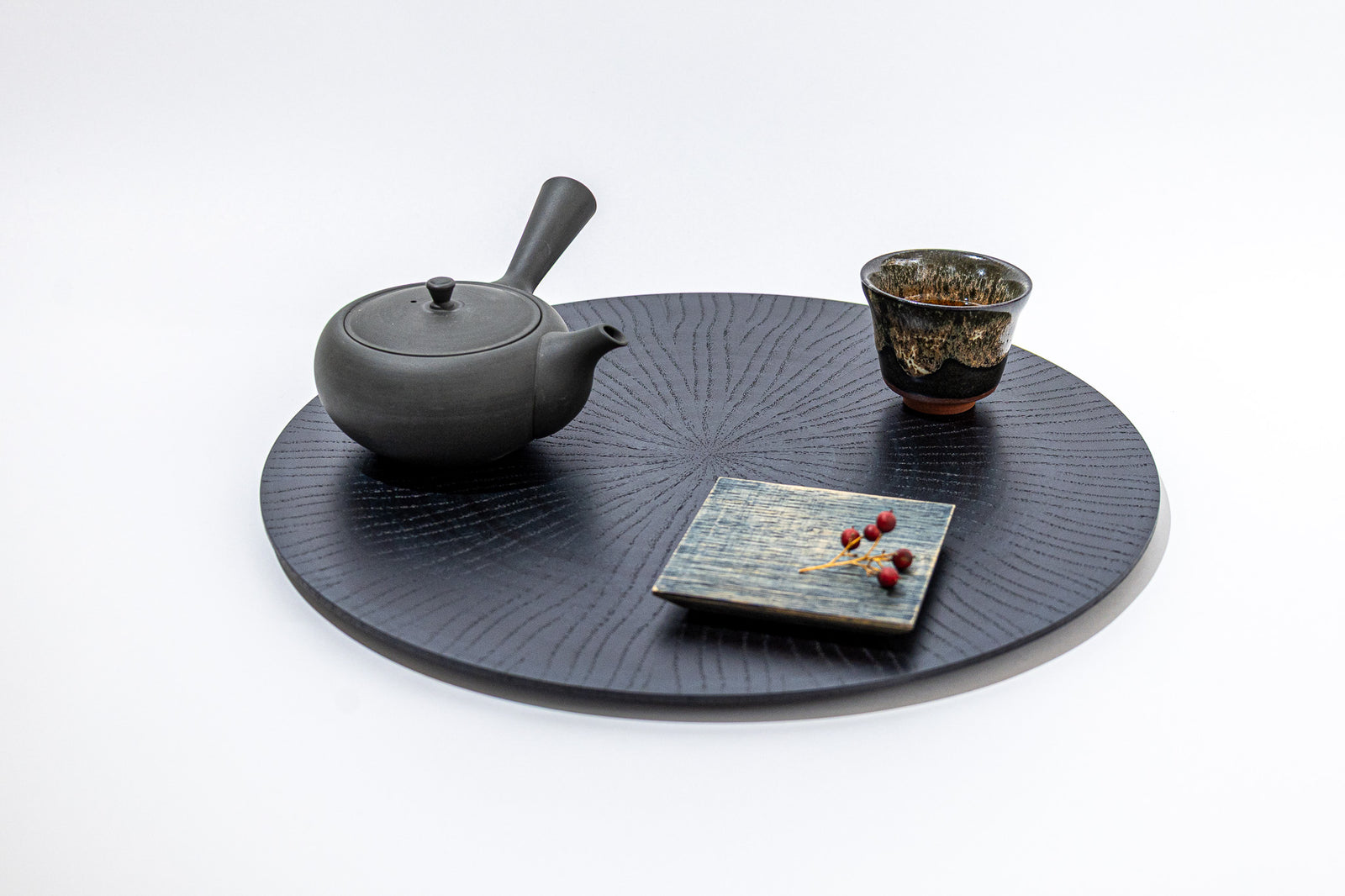 MORI KOUGEIのPLATE 美しいホワイトアッシュ製360mm - 食卓の新しい