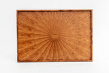 Rectangle Rays Tray Bubinga_2634