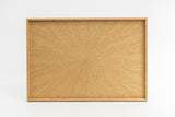 Rectangle Rays Tray Japanese oak_2639