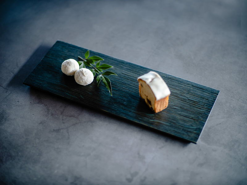 木製プレート TSUKI-JIRI WOOD PLATE｜限定樹種 フラット S 12×120×300mm