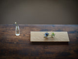 木製プレート TSUKI-JIRI WOOD PLATE｜限定樹種 フラット S 12×120×300mm