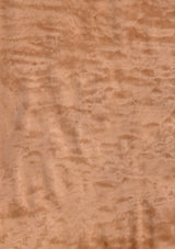 Wood veneer sheet Curry maple  Brown