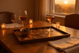 One of a Kind Marquetry Tray｜PENTA – DRIFT No.2532 - MORIKOUGEI ONLINE STORE