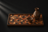 One of a Kind Marquetry Tray｜PENTA – DRIFT No.2538 - MORIKOUGEI ONLINE STORE