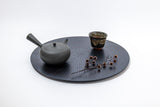 RAYS PLATE Round L ホワイトアッシュ縮杢　藍漆 - MORIKOUGEI ONLINE STORE