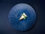 RAYS PLATE Round L 藍漆 - MORIKOUGEI ONLINE STORE