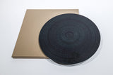 RAYS PLATE Round L ホワイトアッシュ縮杢　藍漆 - MORIKOUGEI ONLINE STORE