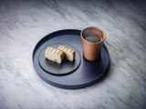Rays Tray｜ラウンドS – 手仕事が描く放射模様の木製トレイ - MORIKOUGEI ONLINE STORE