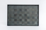 Rectangle Marquetry Tray – KŌSHI　Japanese Cedar, Indigo Dye＿2621 - MORIKOUGEI ONLINE STORE