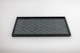 Rectangle Marquetry Tray – KŌSHI　Japanese Cedar, Indigo Dye＿2640 - MORIKOUGEI ONLINE STORE