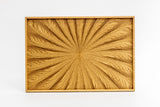Rectangle Rays Tray Japanese oak_2633 - MORIKOUGEI ONLINE STORE