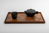 Rectangle Rays Tray mahogany Burl_2625 - MORIKOUGEI ONLINE STORE
