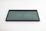Rectangle Rays Tray movingui Indigo Dye_2623 - MORIKOUGEI ONLINE STORE