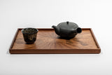 Rectangle Rays Tray Sapele Mahogany_2627 - MORIKOUGEI ONLINE STORE