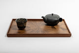 Rectangle Rays Tray Walnut_2630 - MORIKOUGEI ONLINE STORE