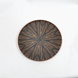 Round Rays Tray S 一点物＿008 黒檀 - MORIKOUGEI ONLINE STORE
