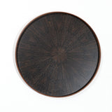 Round Rays Tray S 一点物＿015 シャム柿 - MORIKOUGEI ONLINE STORE