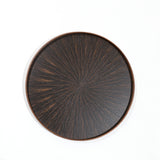 Round Rays Tray S 一点物＿016 シャム柿 - MORIKOUGEI ONLINE STORE