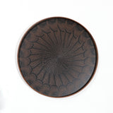 Round Rays Tray S 一点物＿020 シャム柿 - MORIKOUGEI ONLINE STORE