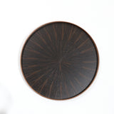 Round Rays Tray S 一点物＿022 シャム柿 - MORIKOUGEI ONLINE STORE