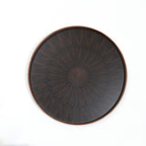 Round Rays Tray S 一点物＿023 シャム柿 - MORIKOUGEI ONLINE STORE