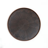Round Rays Tray S 一点物＿025 シャム柿 - MORIKOUGEI ONLINE STORE