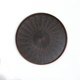 Round Rays Tray S 一点物＿026 シャム柿 - MORIKOUGEI ONLINE STORE