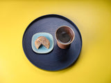 Round RaysTray S　藍漆 〜INDIGO URUSHI 〜 - MORIKOUGEI ONLINE STORE